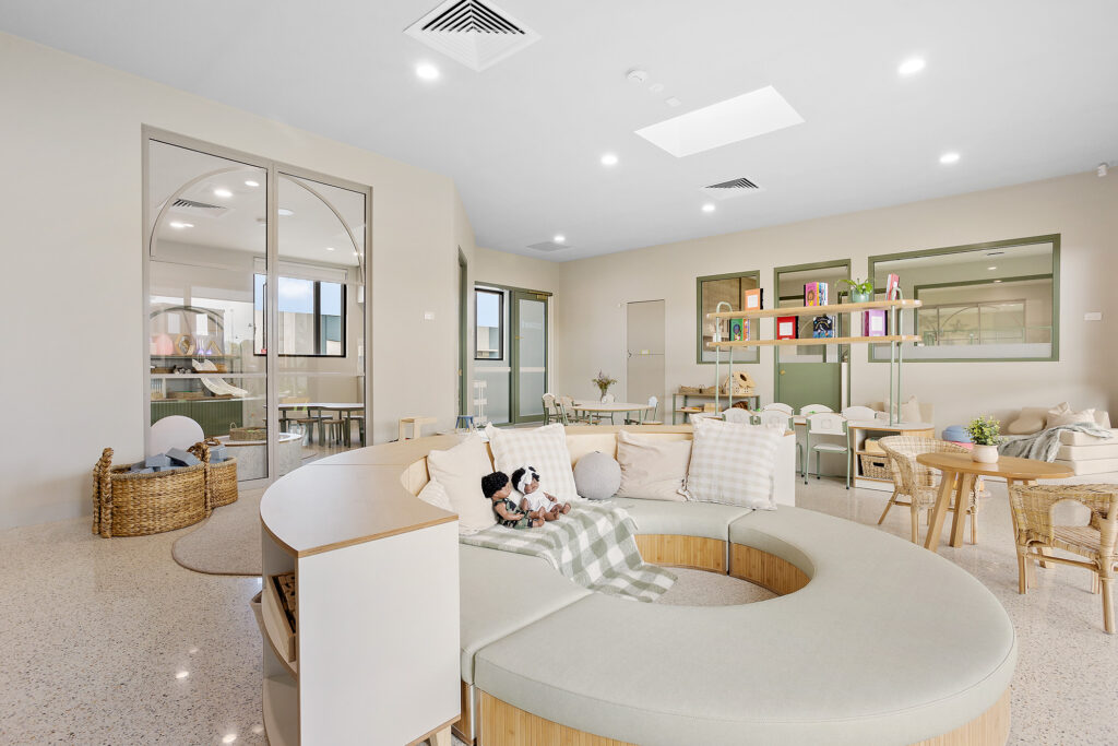 A living room at Nido Butler childcare centre