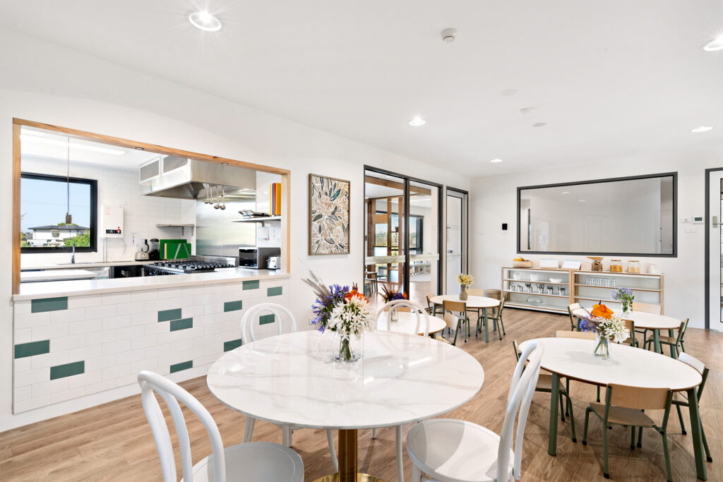 A dining room view of Nido Bulleen early school