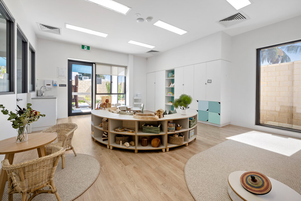 A Elegant indoor space at Nido Thornlie early school