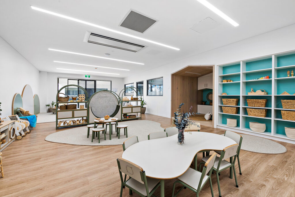 A elegant living room at Nido Alkimos childcare centre