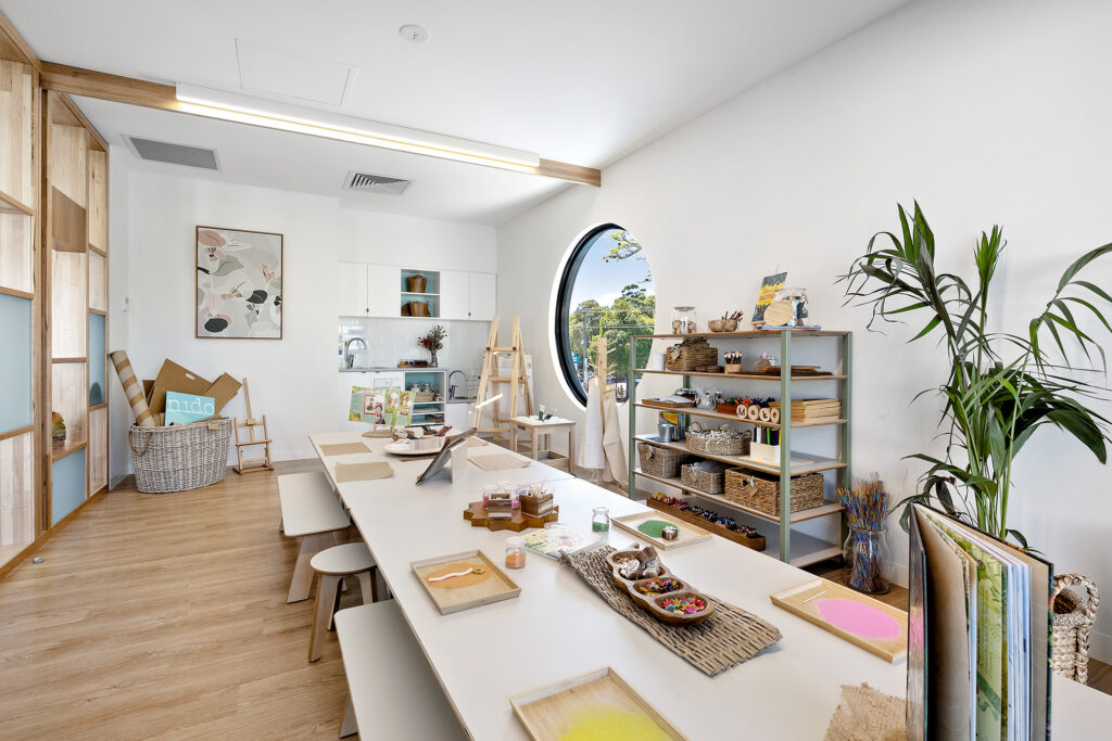 Indoor playing space at Nido childcare centre