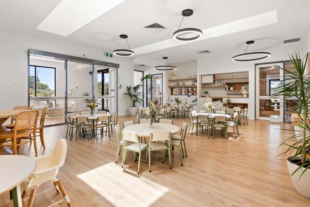 Dining room at Nido Piara Waters childcare centre