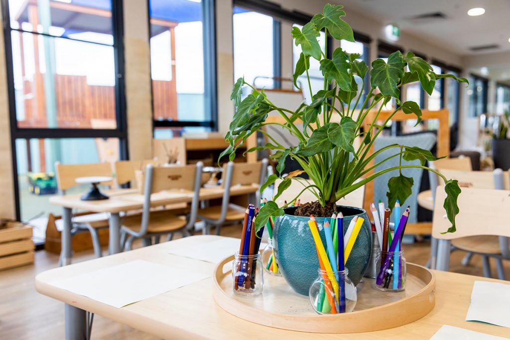 children playing area of nido child care centre in seven hills
