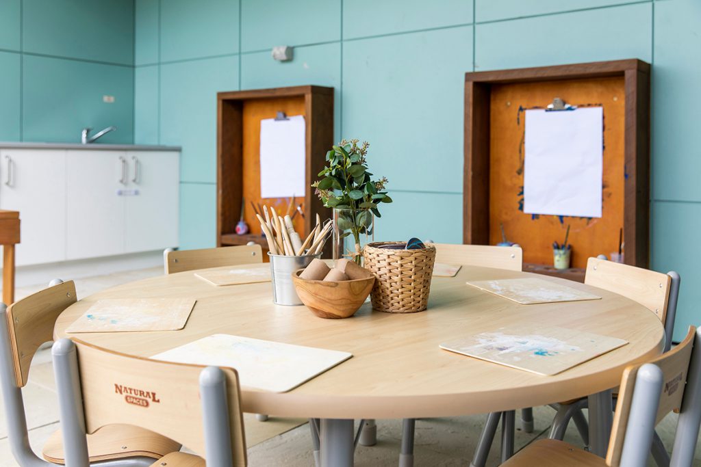 children playing area of nido child care centre in seven hills