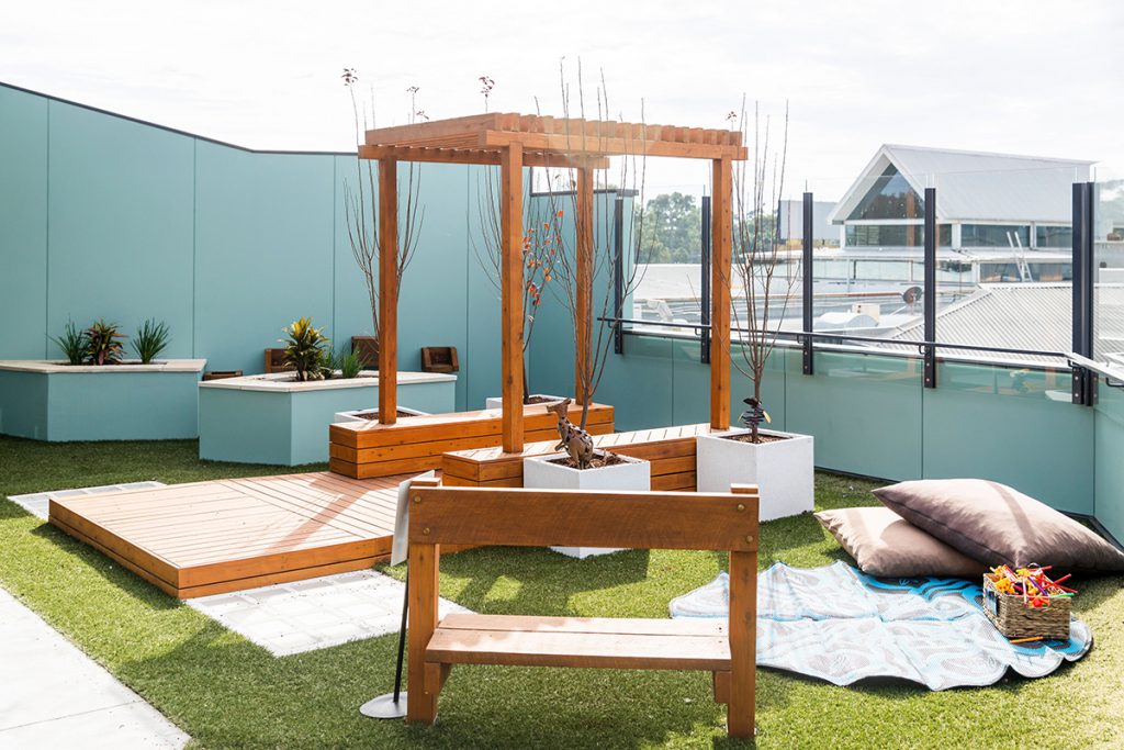 playing area for the kids of nido child care centre in seven hills