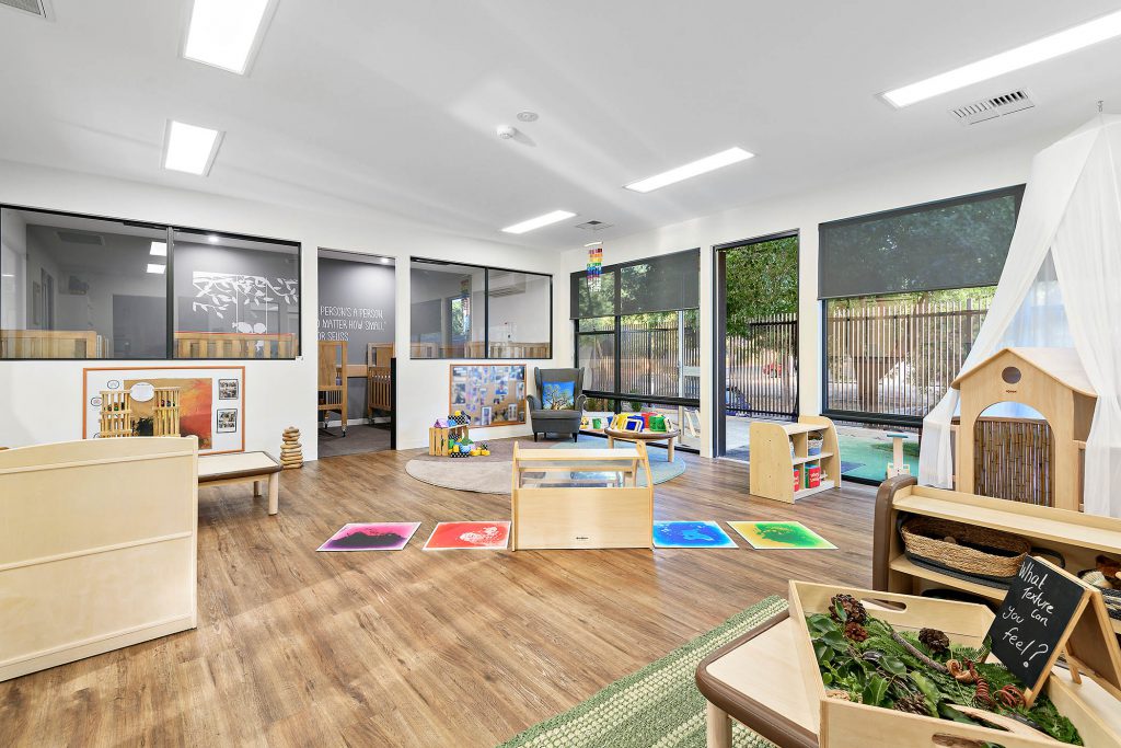 children play area of nido child care centre at kensington park
