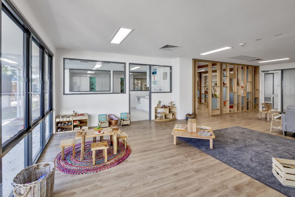 inside view of nido child care centre at elizabeth vale