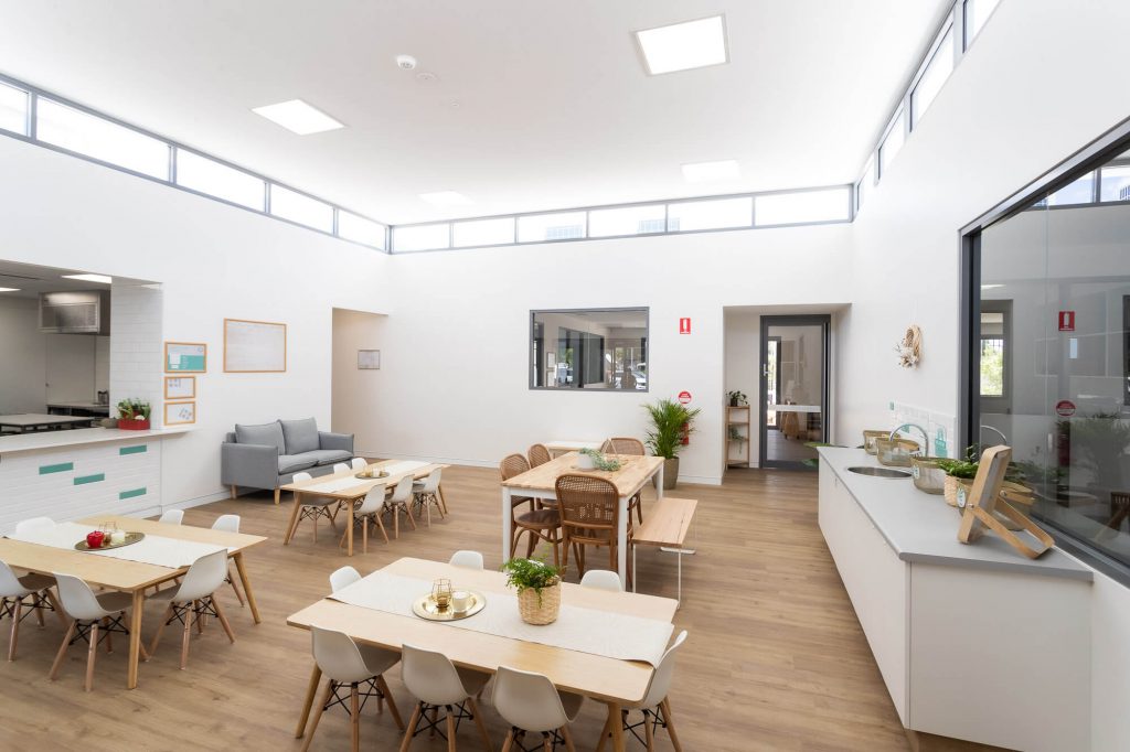children seating area of nido child care centre at Bassendean