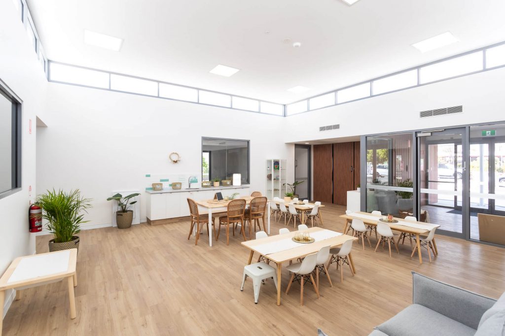 children playing area of nido child care centre at Bassendean