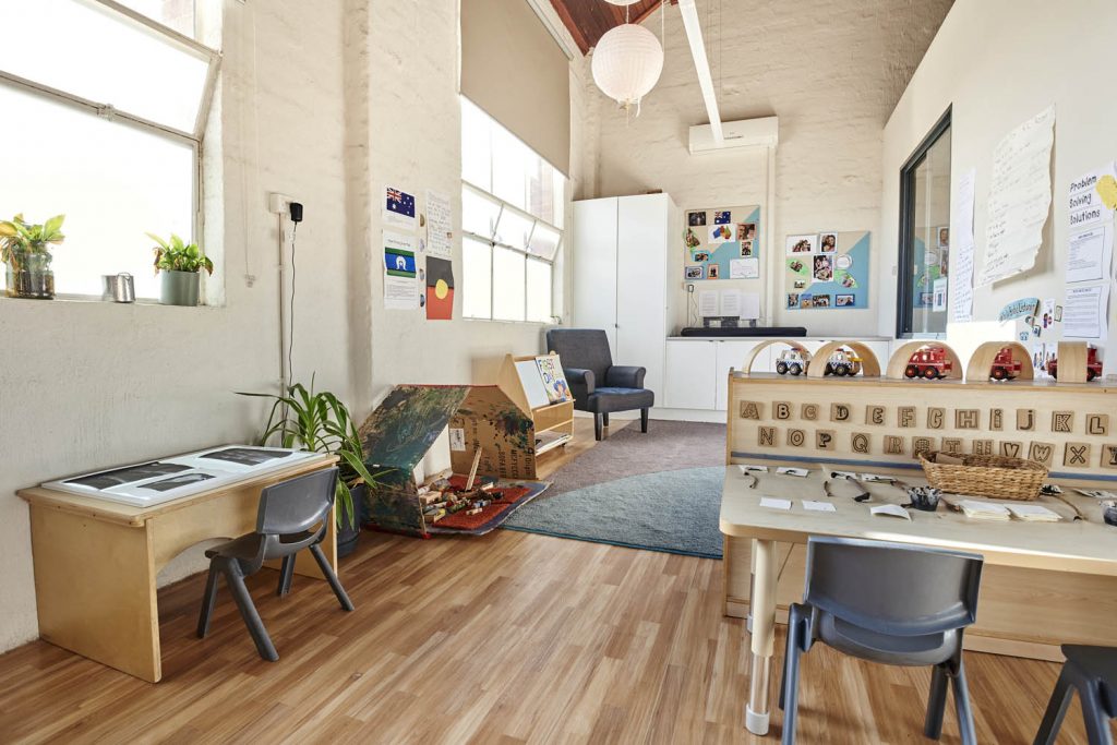 activity room for kids of nido child care centre in prahran