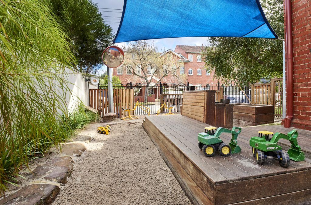 beautiful outside open view from nido child care centre in prahran