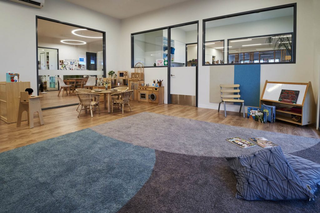 activity room for children of nido child care centre in ocean grove