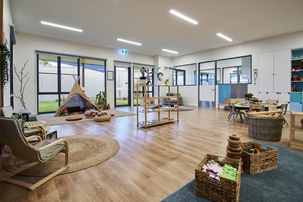 activity room for children of nido child care centre in ocean grove