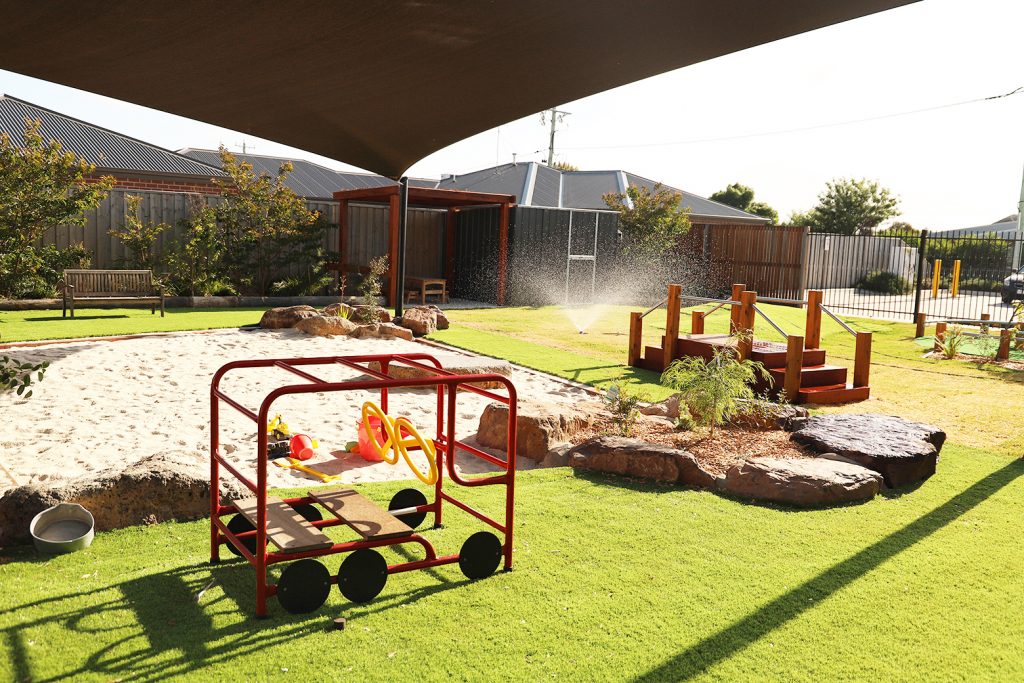 beautiful outside view of nido child care centre at grovedale