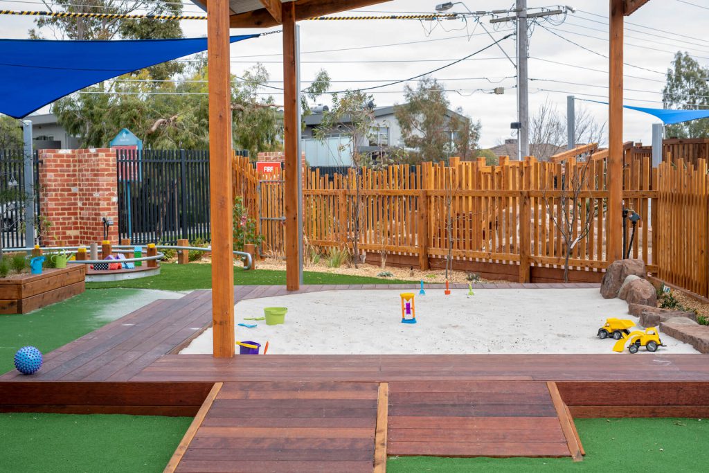 gardern fencing view of nido early child care centre at airport west