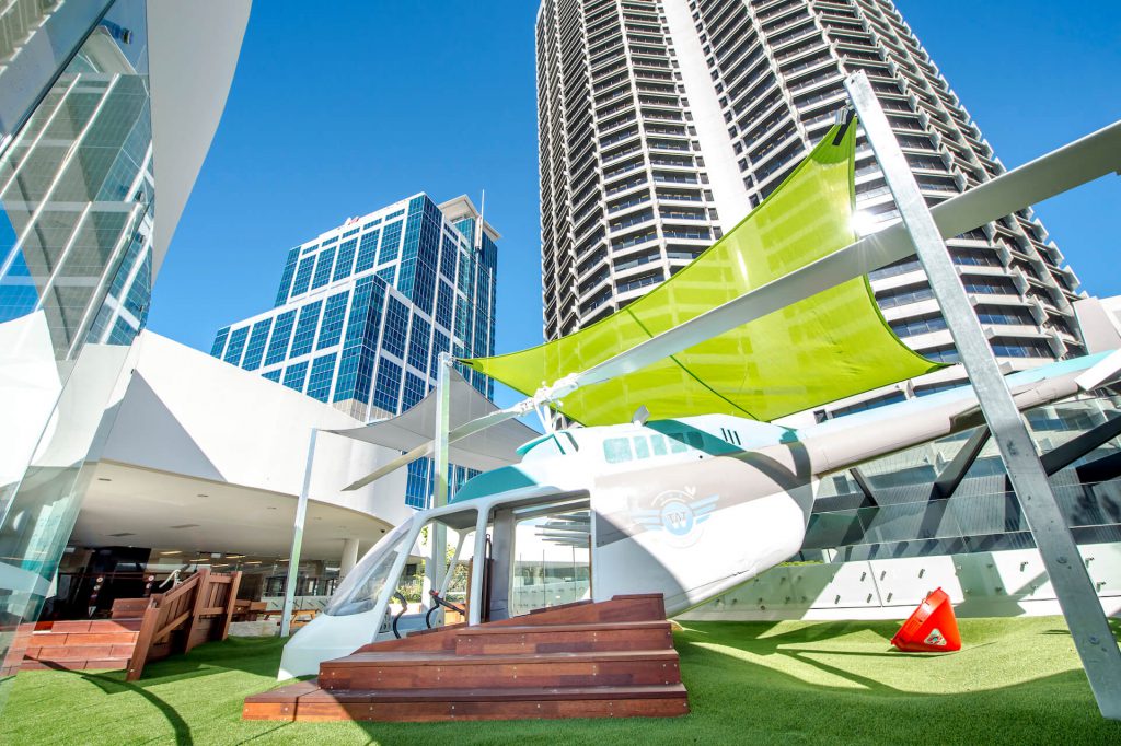 open sky view from nido child care centre in perth (QV1)
