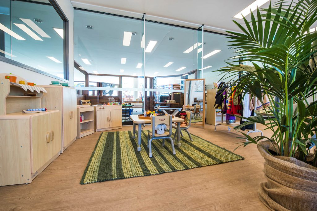children playing area of nido child care centre in perth (QV1)