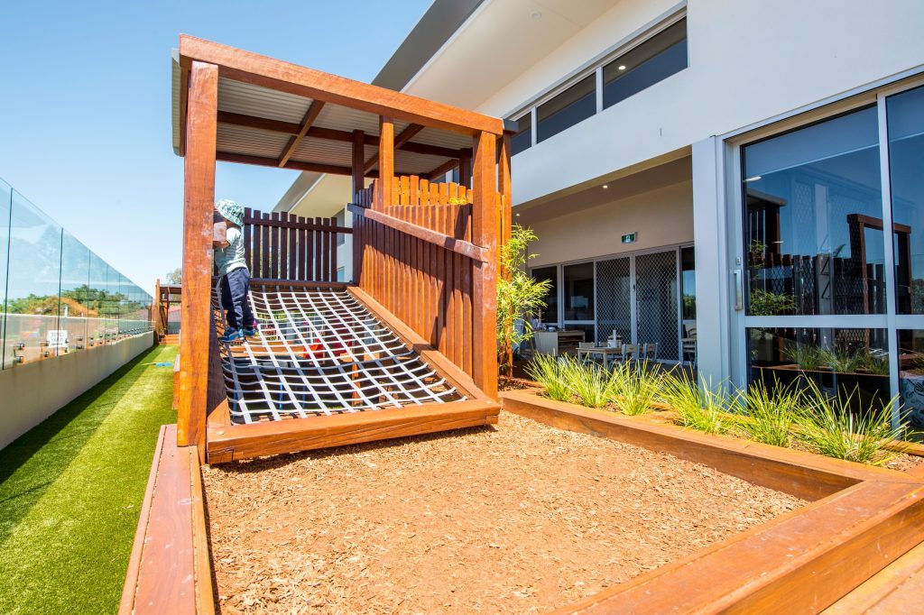 beautiful outside view of nido child care centre in willetton