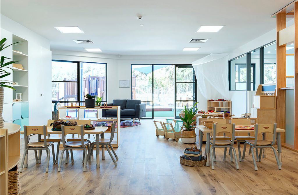inside look of nido child care centre at Aveley