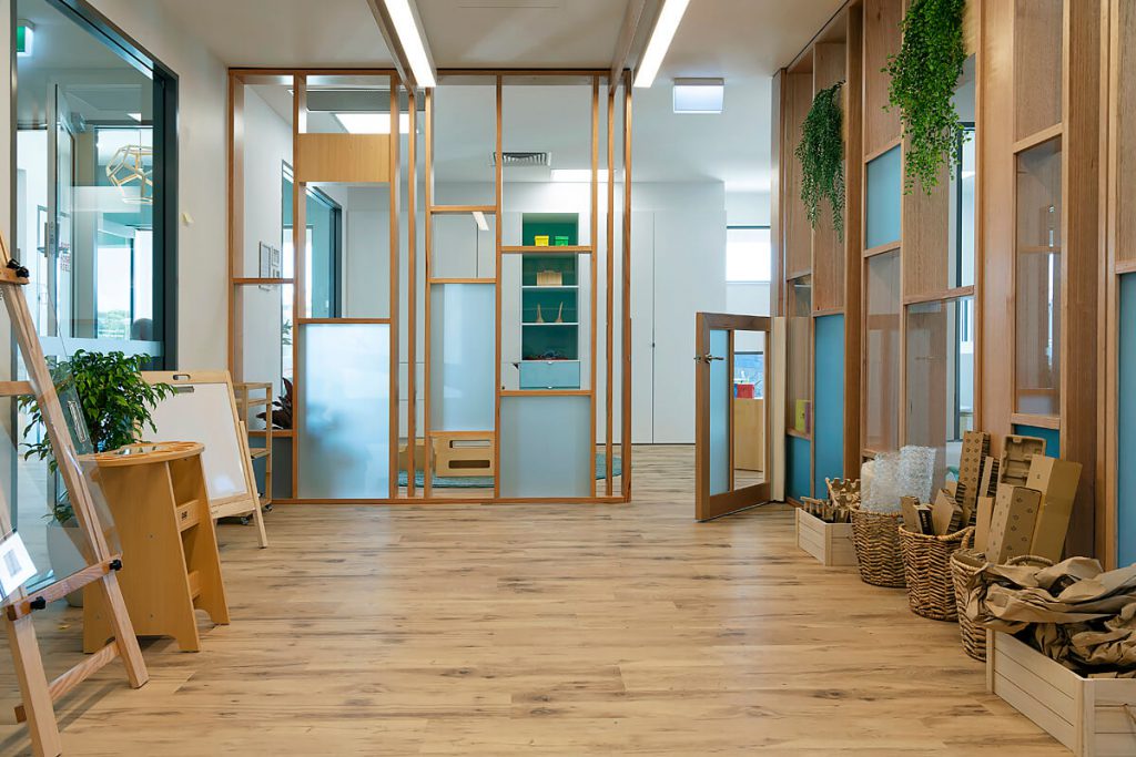 a inside look of nido child care centre at Aveley