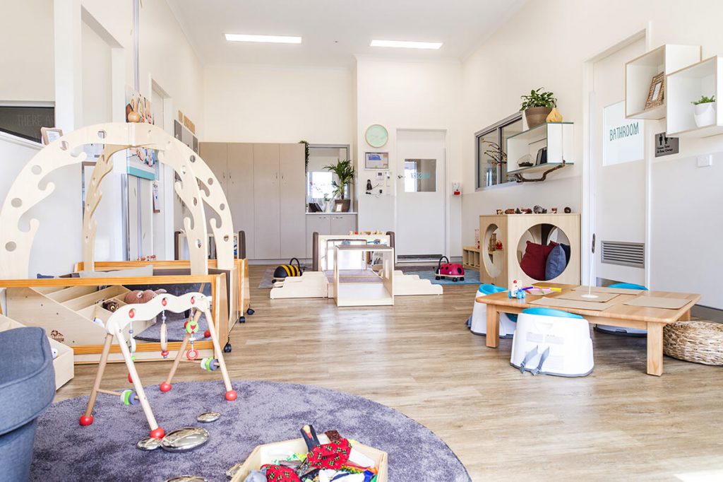playing area for kids in nido child care centre at banksia grove