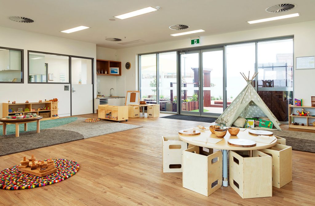 kids playing area of nido child care centre at iluka