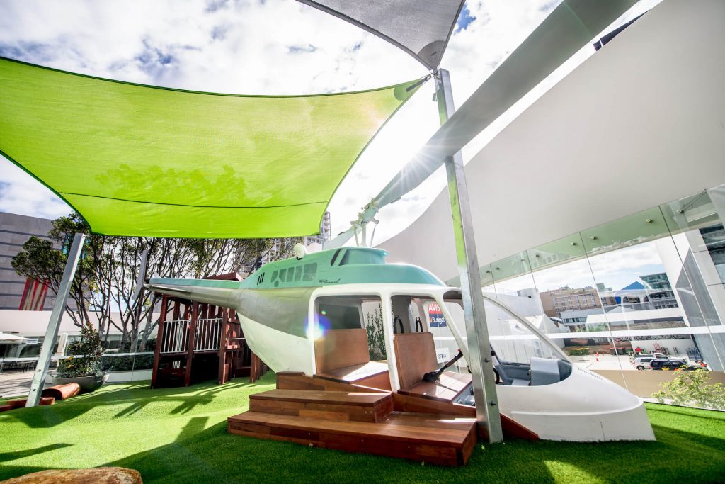 open sky view from nido child care centre in perth (QV1)