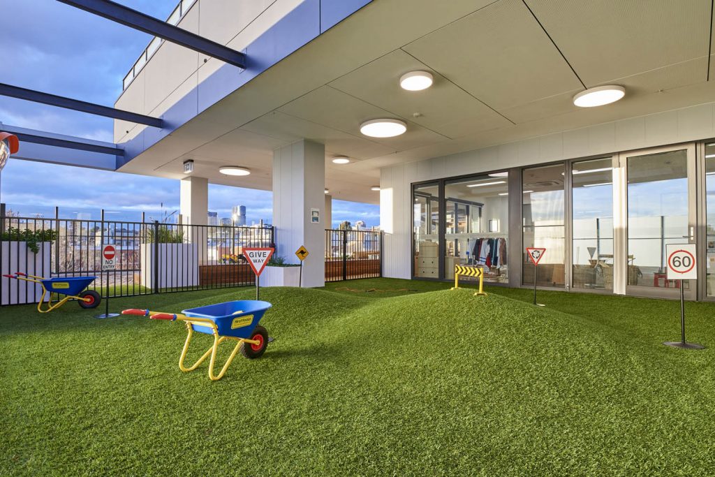 interior view of nido child care centre at ascot vale