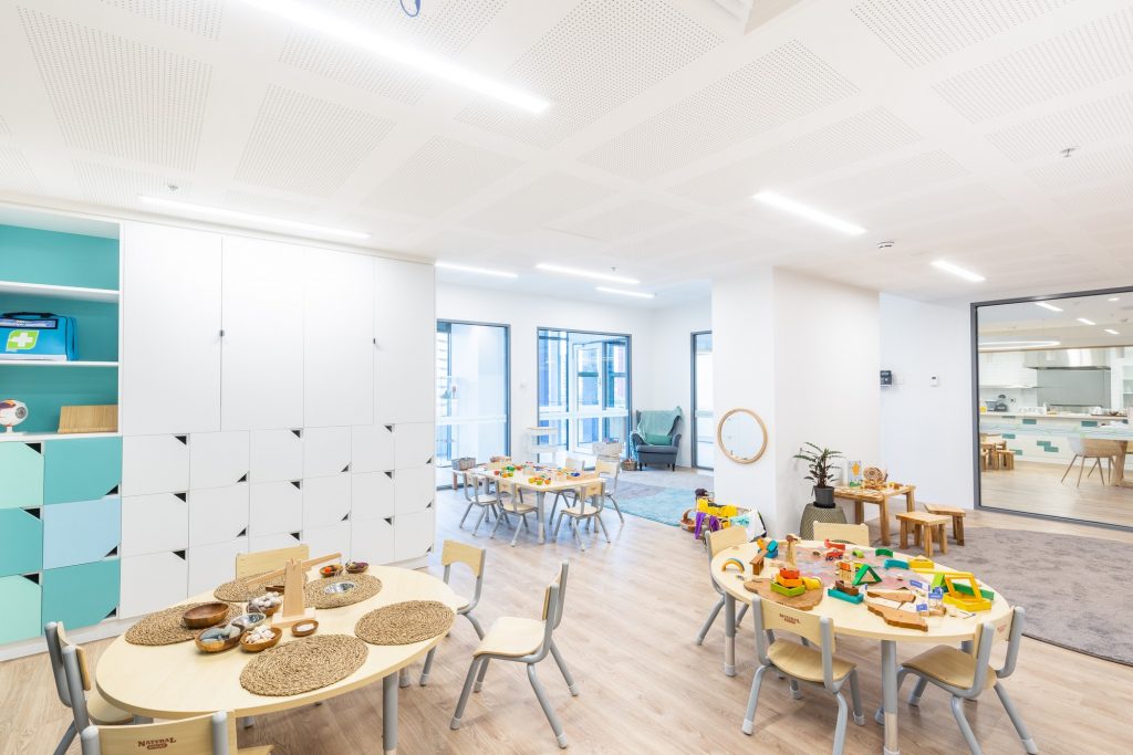 children activity room of nido child care centre at melbourne Square