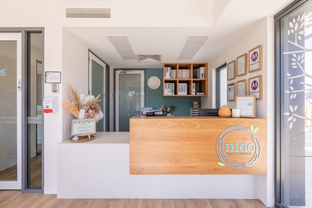 reception area view image of nido child care centre at mount hawthorn