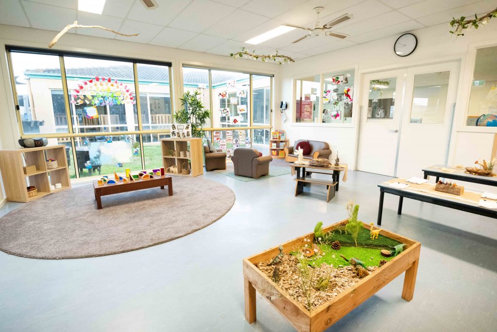 inside view of nido child care centre in Ttafalgar