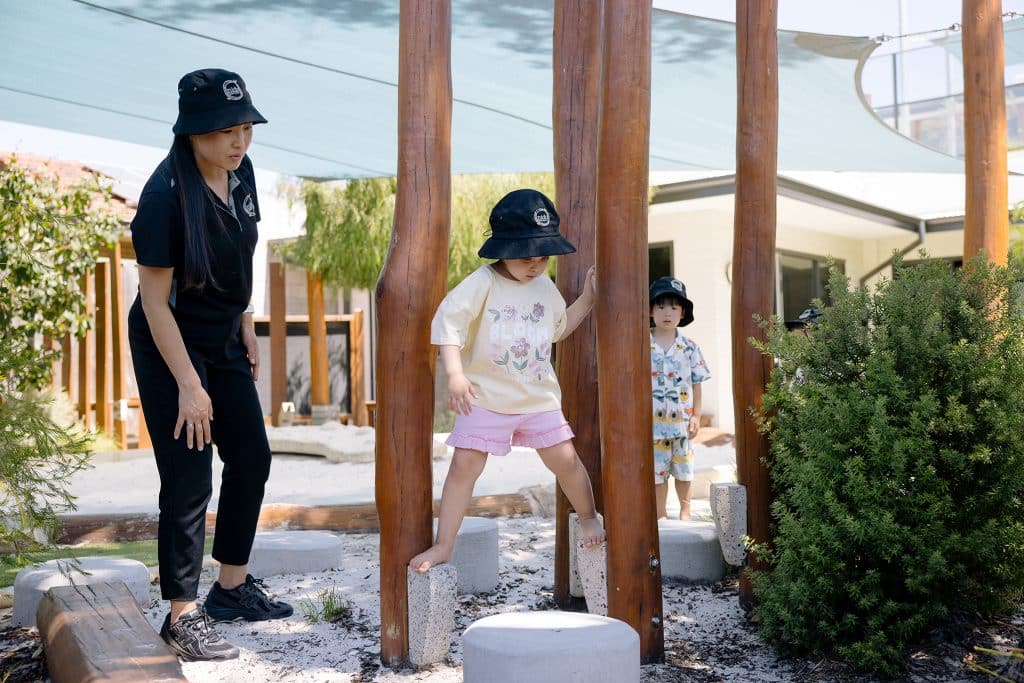 Outdoor adventures at Nido Riverton childcare centre