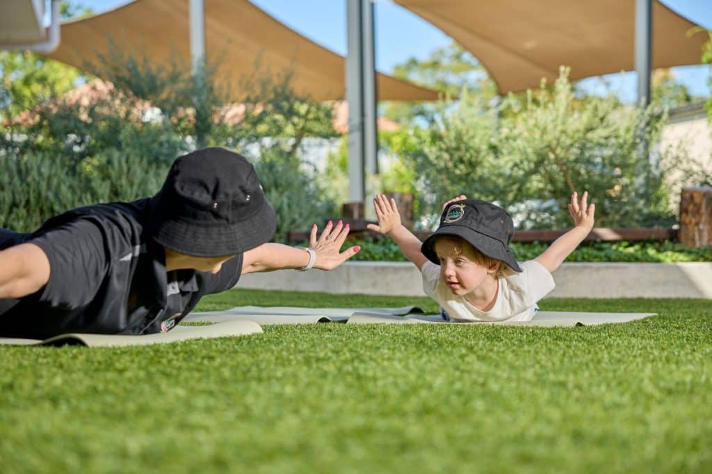 Yoga at Nido Cumberland Park childcare centre