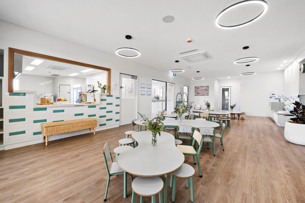 Dining room at Nido Alkimos childcare centre