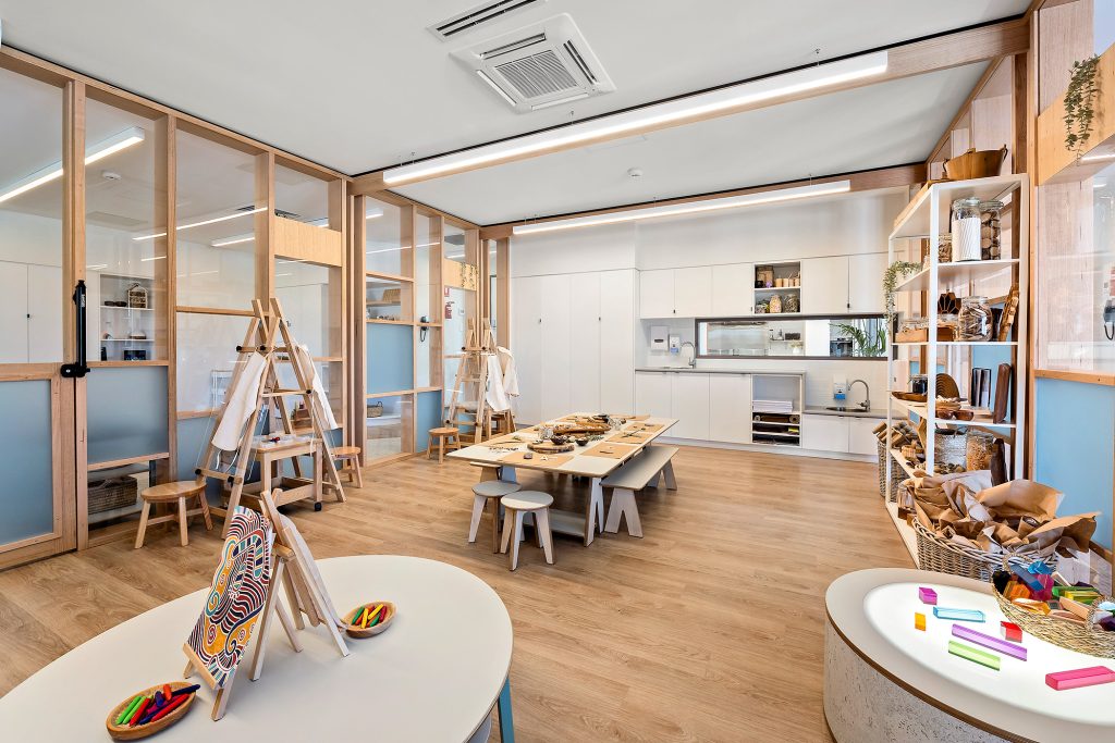 Living room space at Nido Piara Waters child care centre