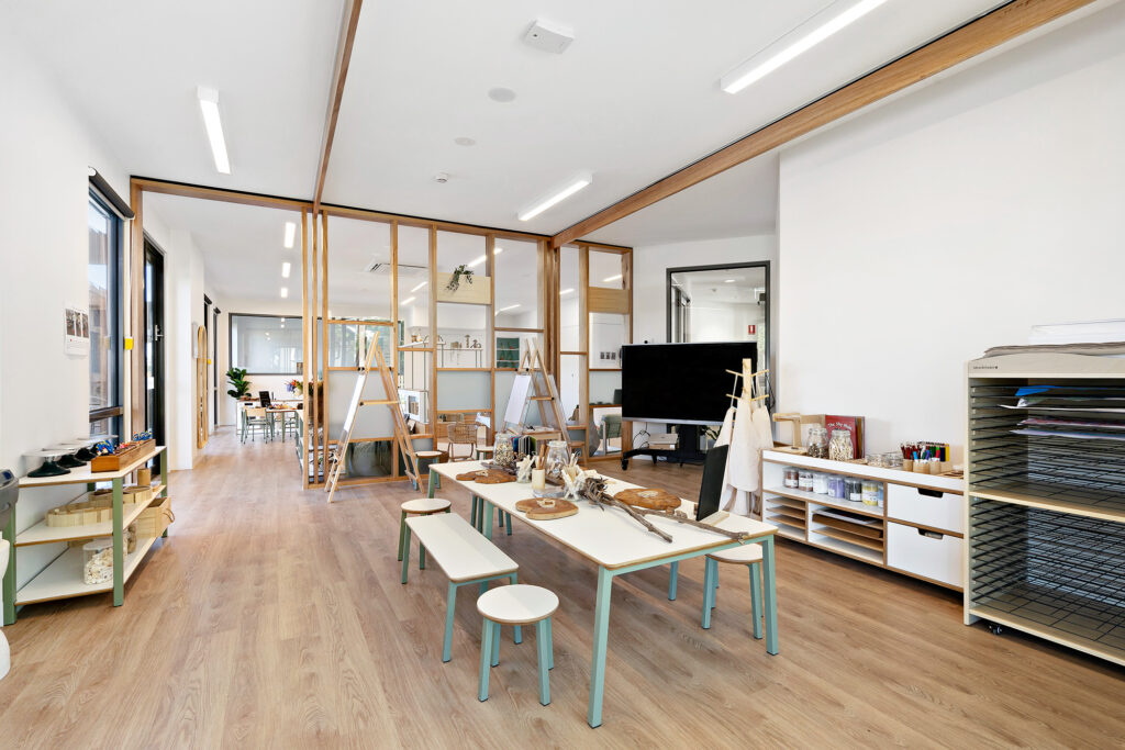 Indoor playing area at Nido Bulleen childcare centre