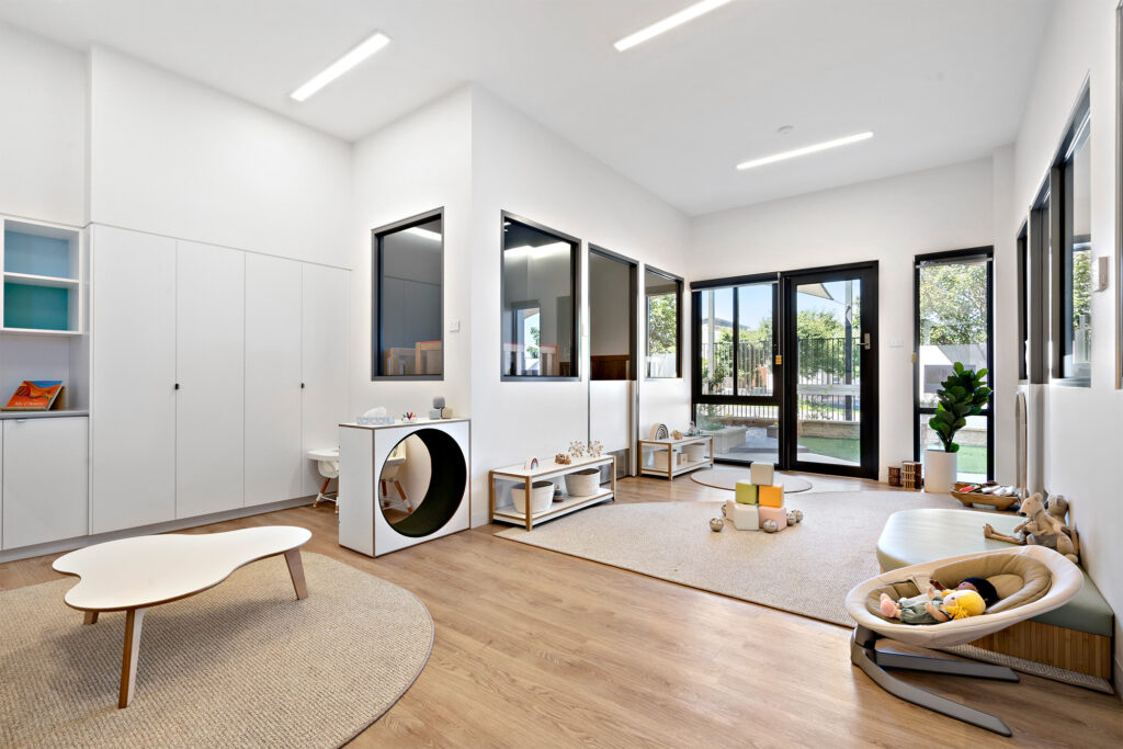 Indoor living room space at Nido Bulleen childcare centre