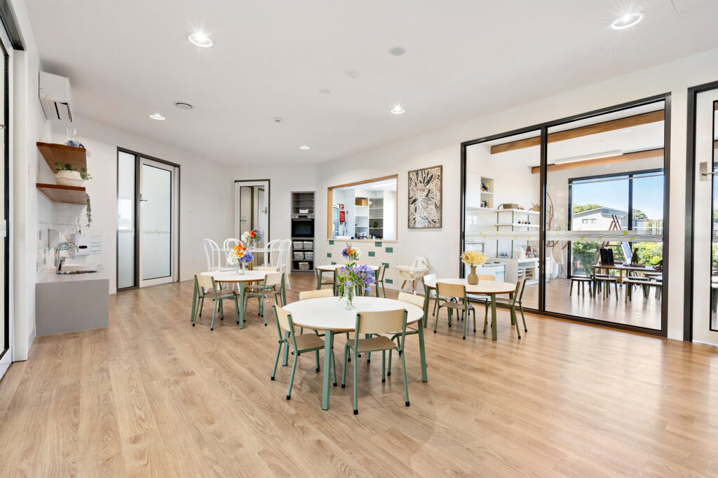 A beautiful dining space at Nido Bulleen childcare centre