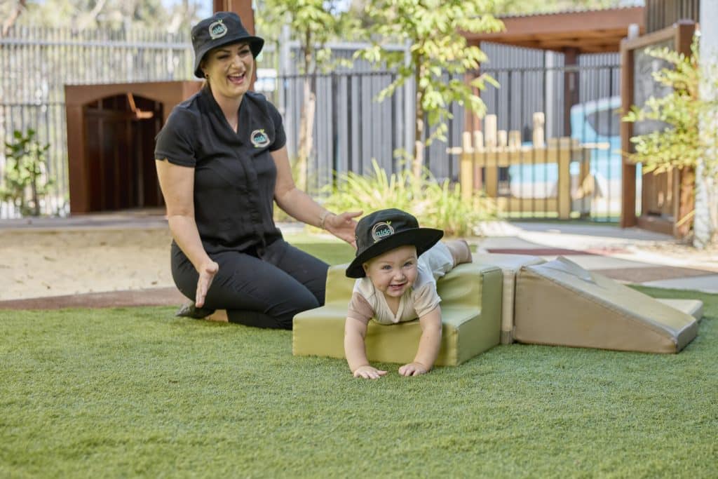 Babies outdoor play