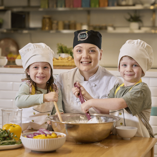 Cooking at Nido Belair child care and preschool